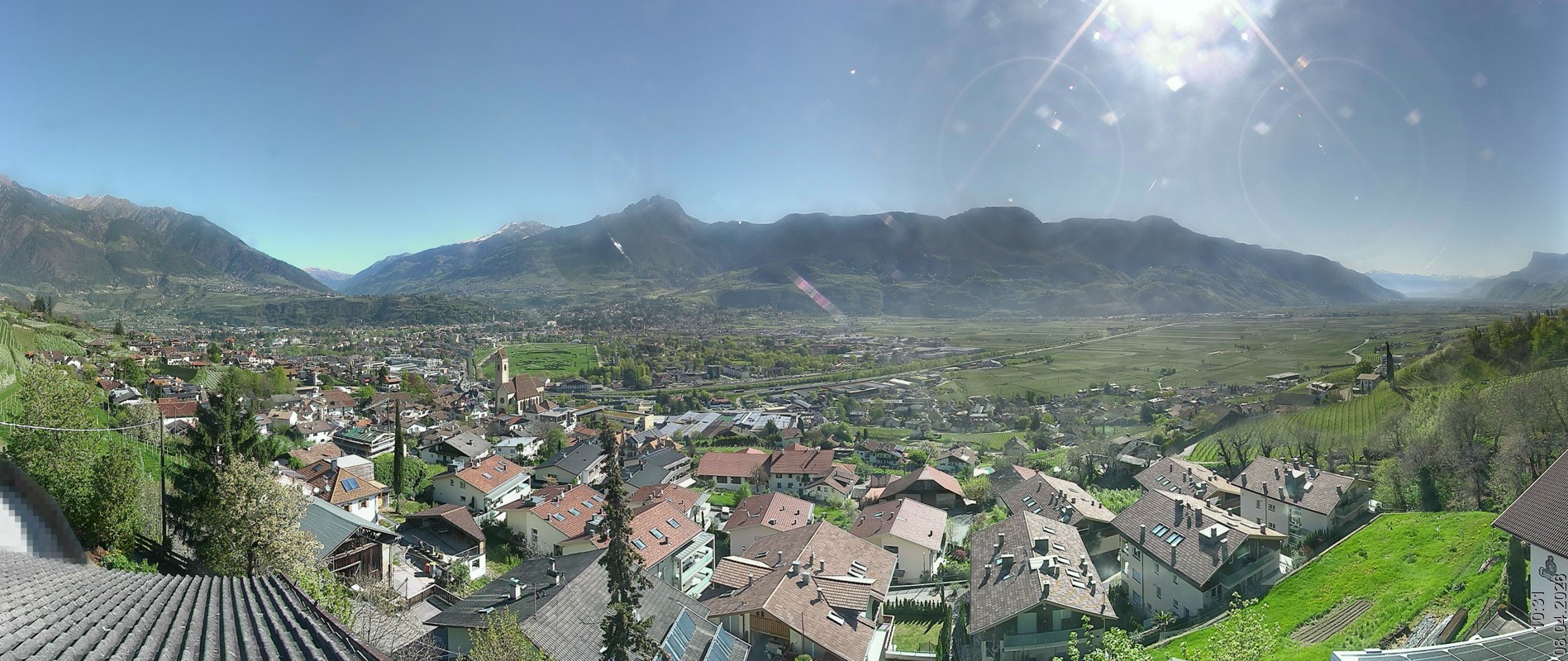 Archiv Foto Webcam Marling - Panorama