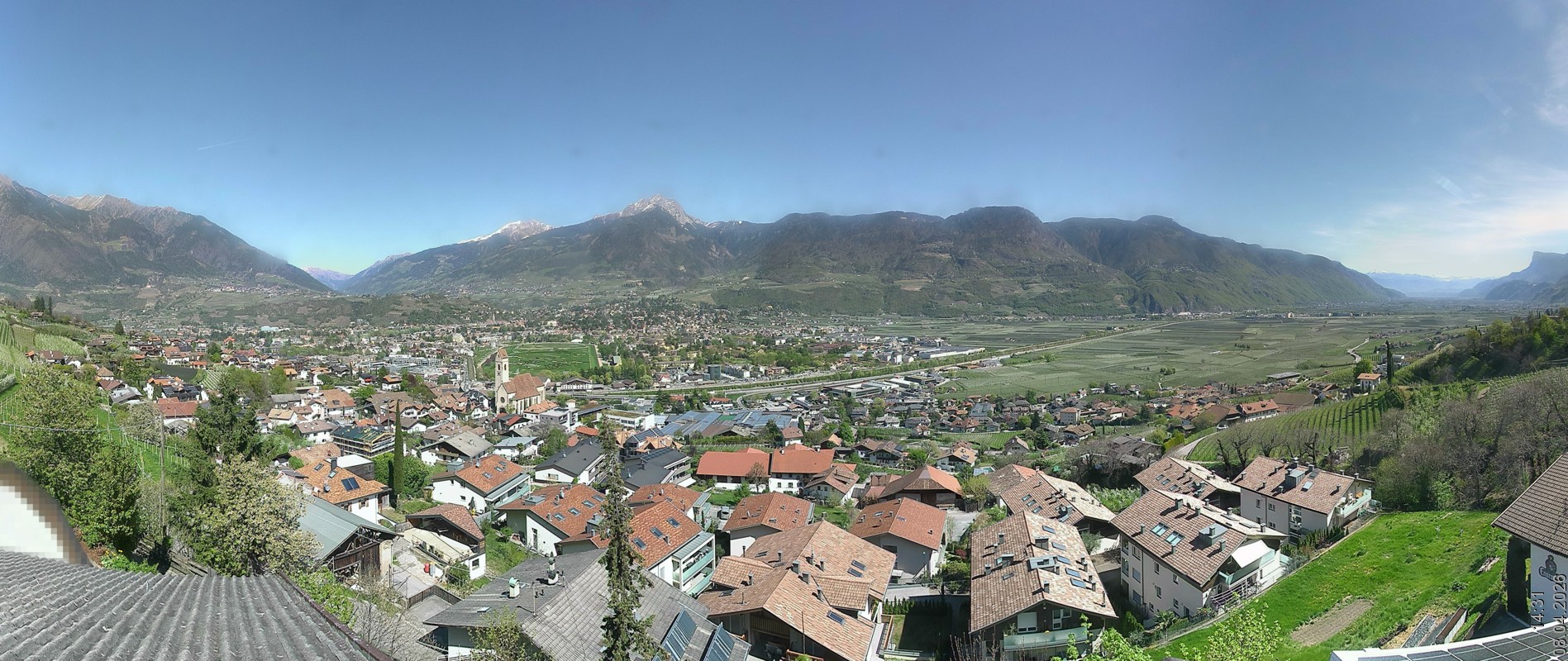 Archiv Foto Webcam Marling - Panorama