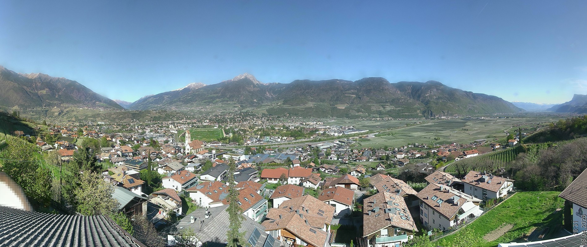 Archiv Foto Webcam Marling - Panorama