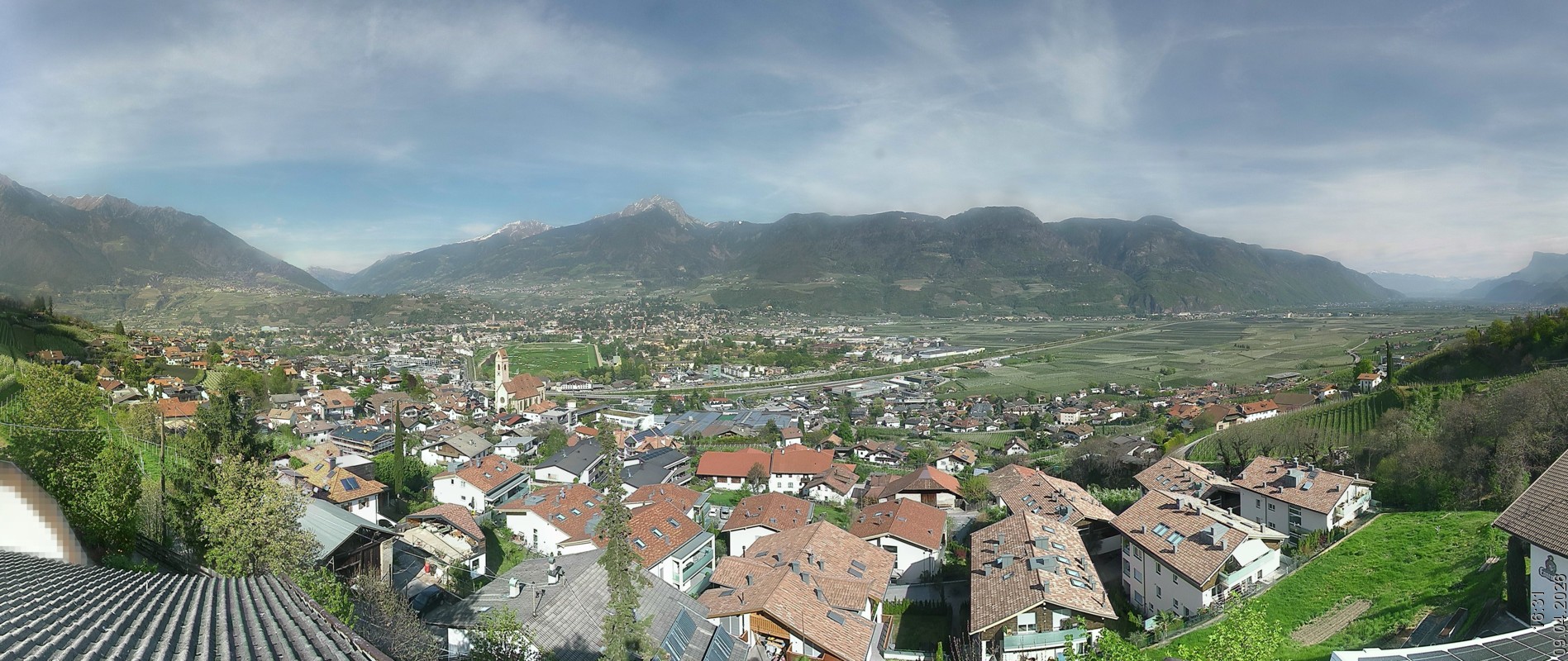 Archiv Foto Webcam Marling - Panorama