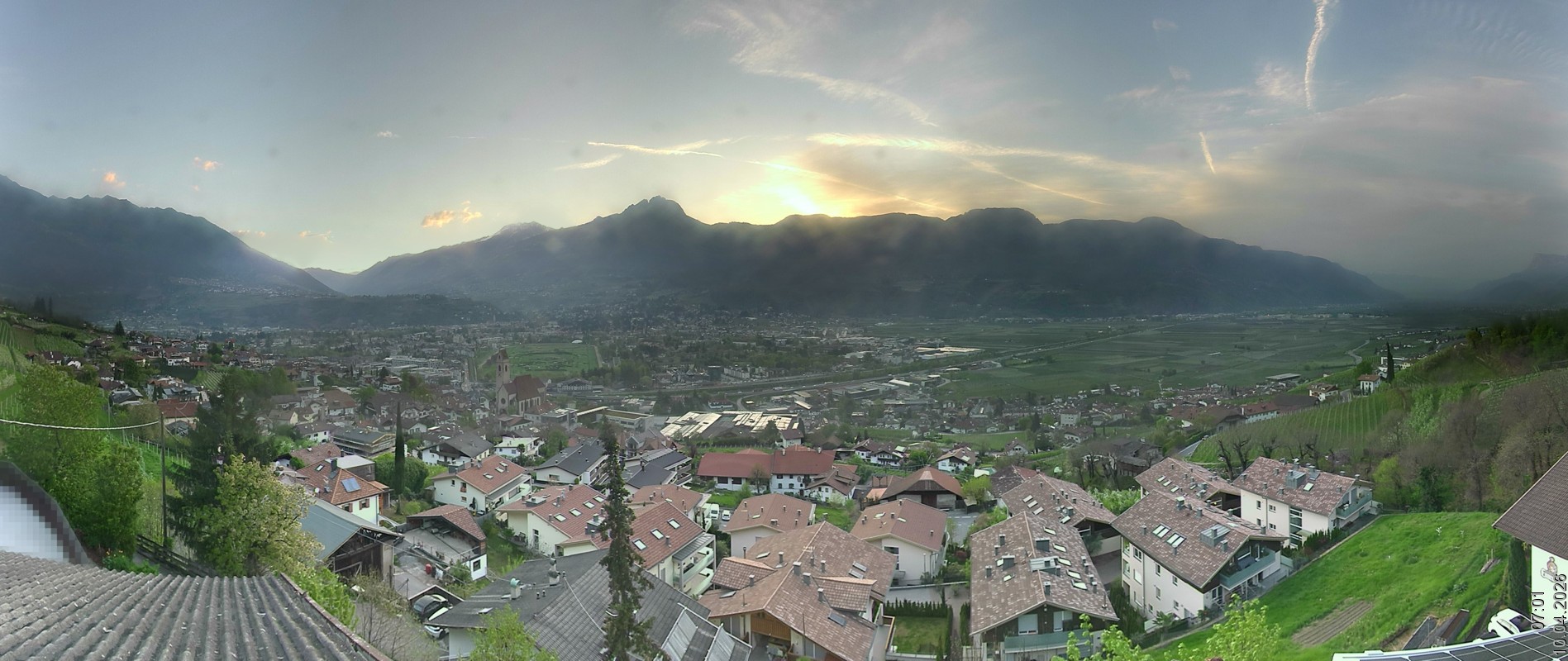 Archiv Foto Webcam Marling - Panorama