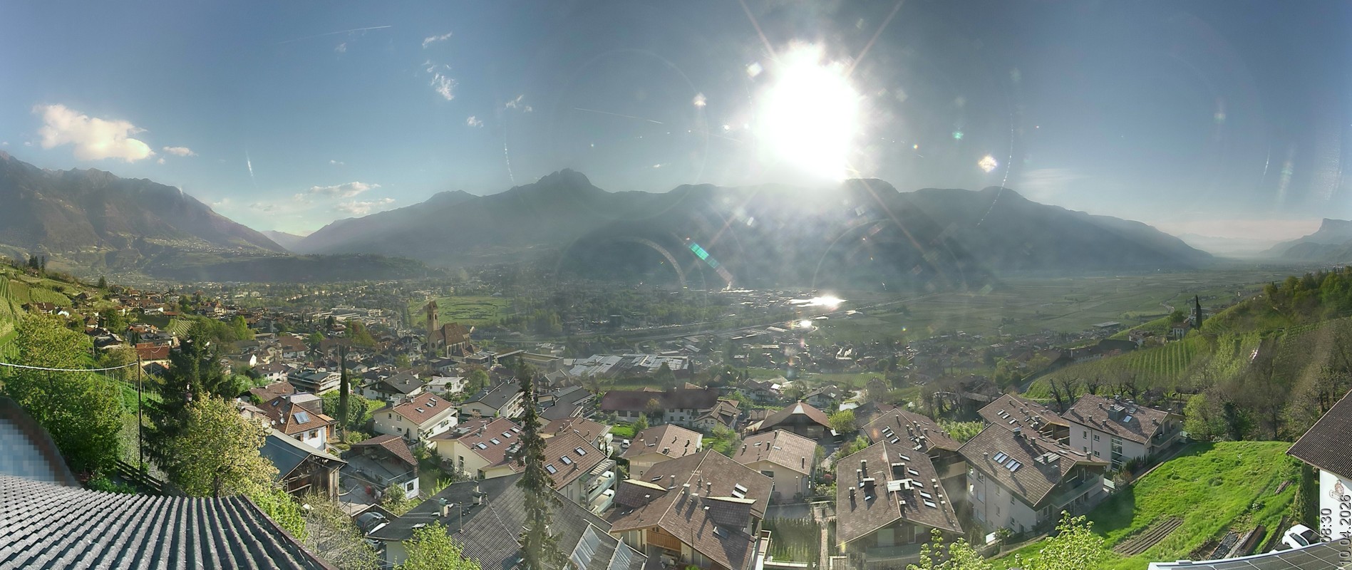 Archiv Foto Webcam Marling - Panorama