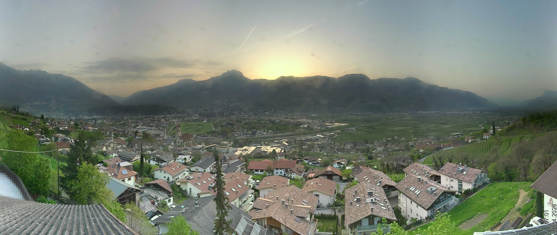 Archiv Foto Webcam Marling - Panorama