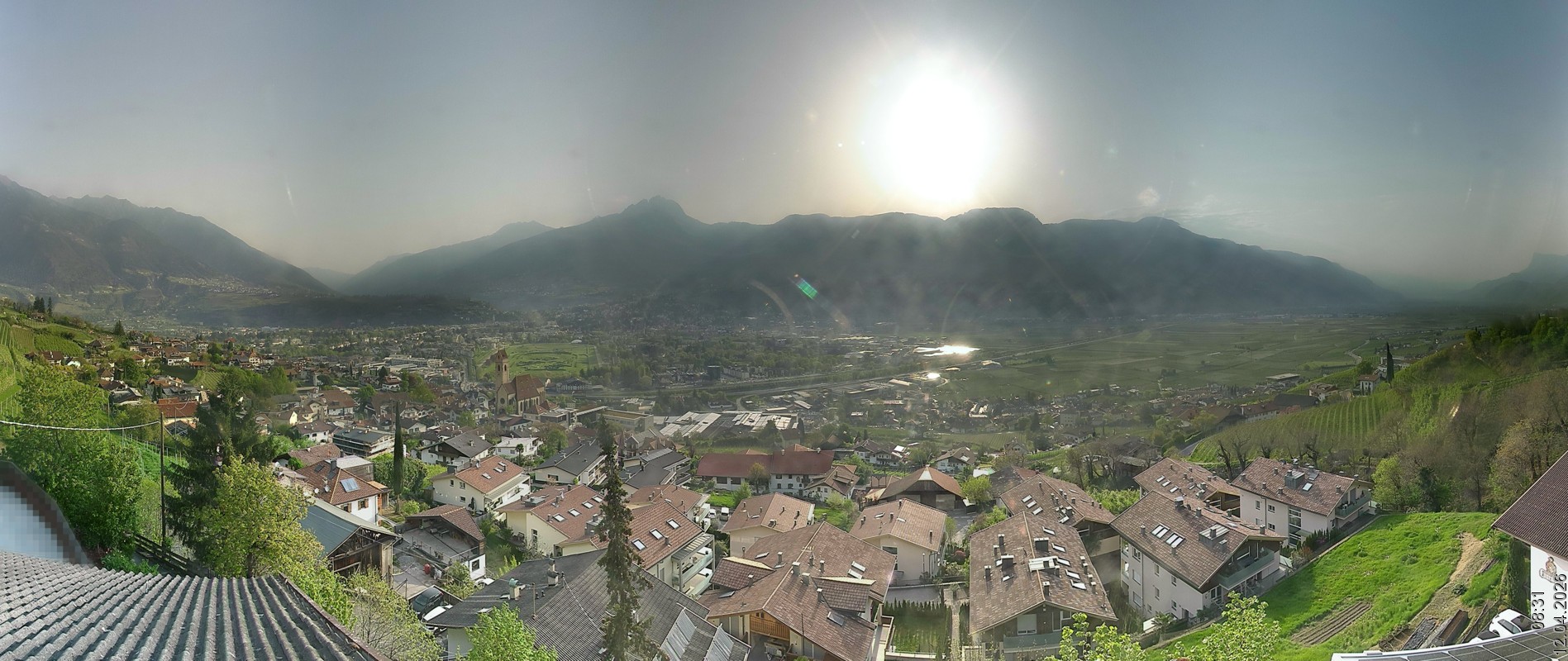 Archiv Foto Webcam Marling - Panorama