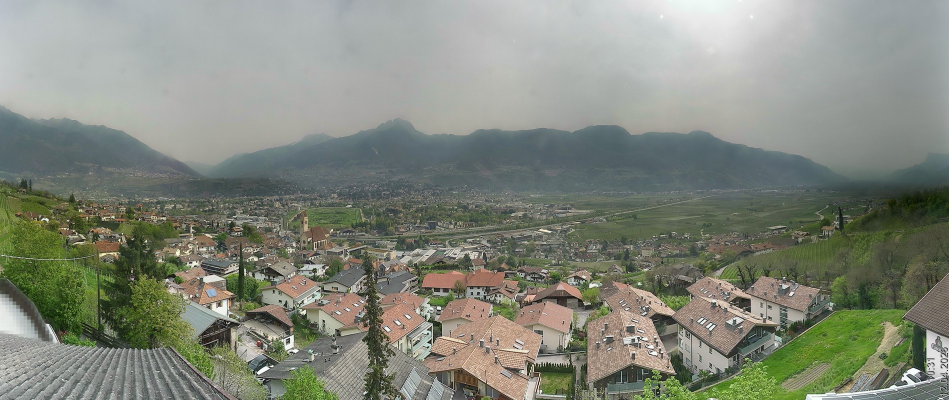 Archiv Foto Webcam Marling - Panorama