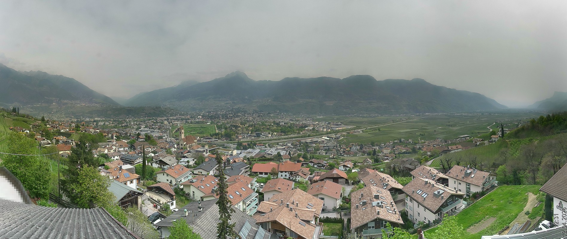 Archiv Foto Webcam Marling - Panorama