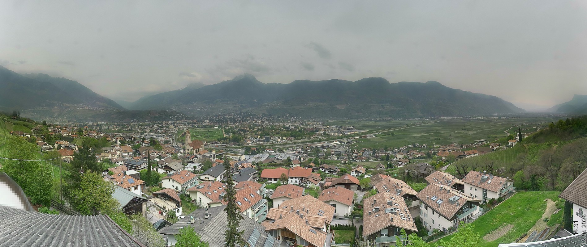 Archiv Foto Webcam Marling - Panorama