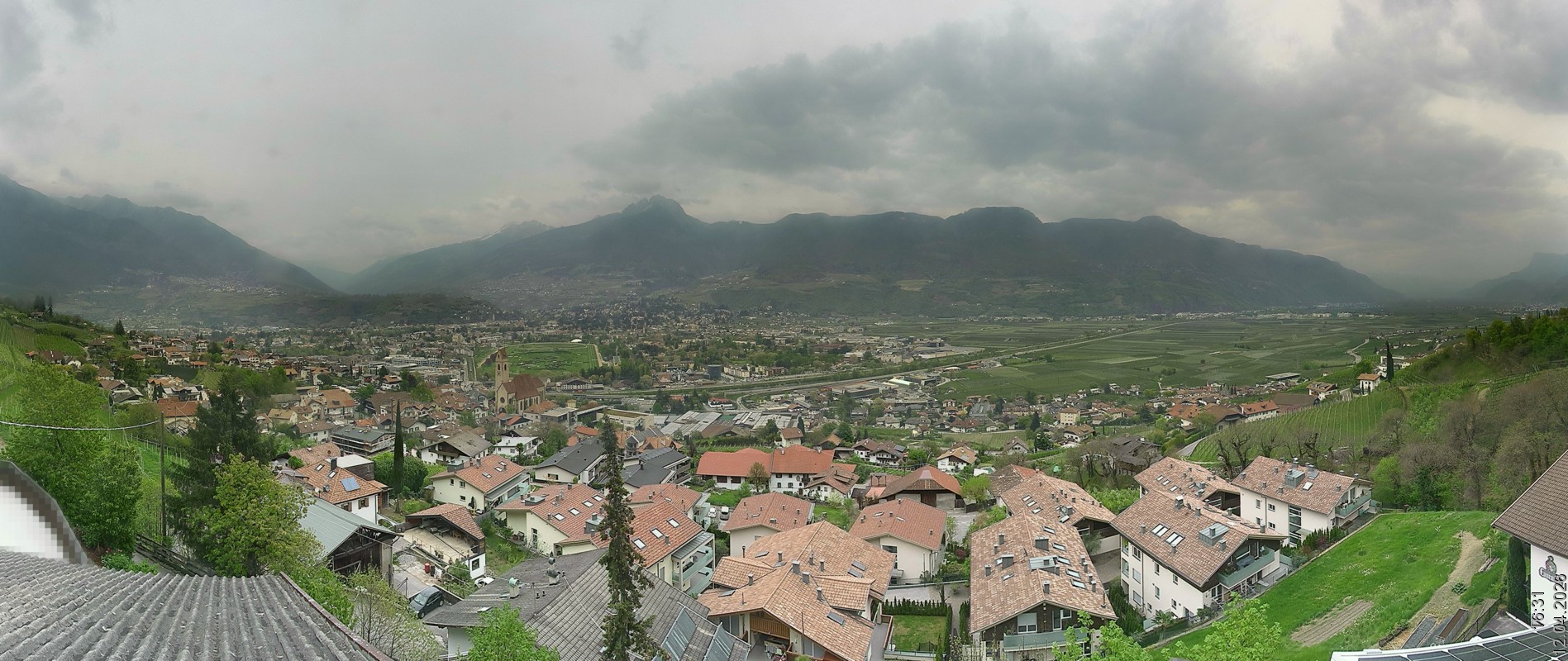 Archiv Foto Webcam Marling - Panorama