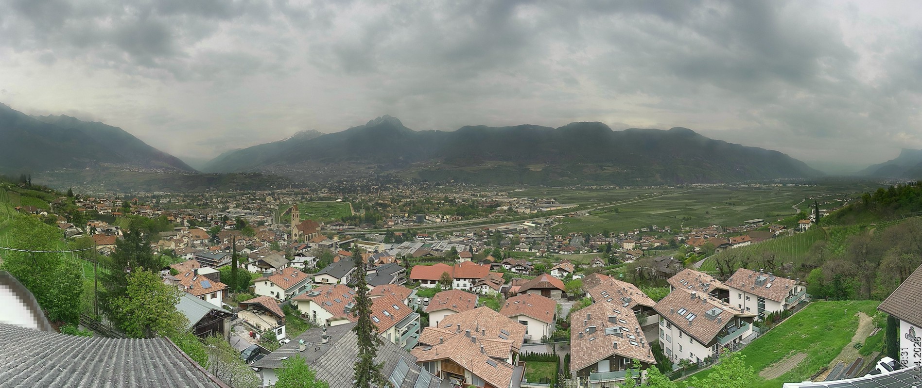 Archiv Foto Webcam Marling - Panorama