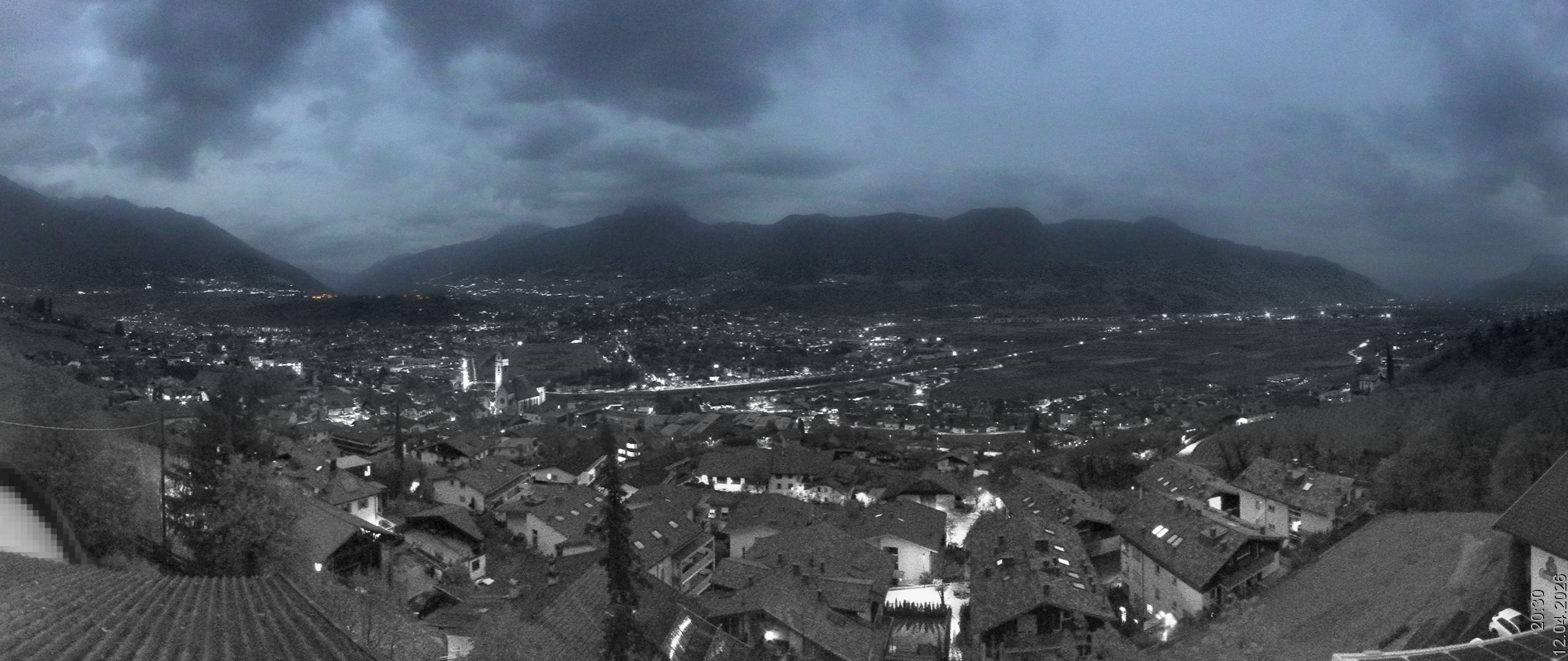 Archiv Foto Webcam Marling - Panorama