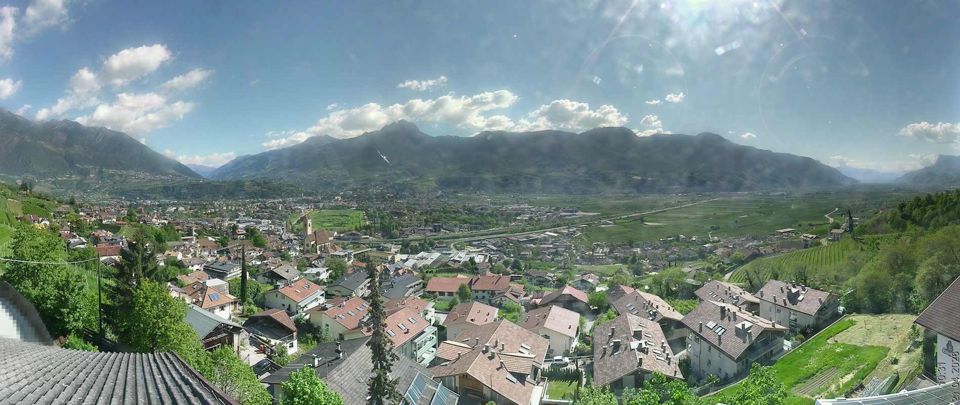 Archiv Foto Webcam Marling - Panorama