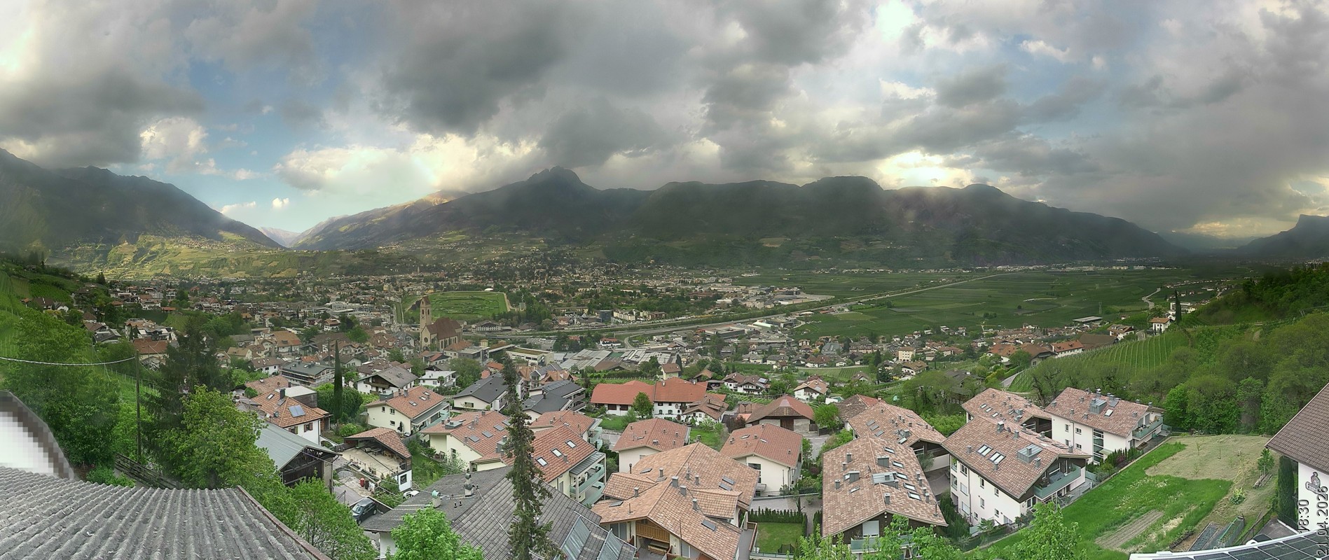 Archiv Foto Webcam Marling - Panorama