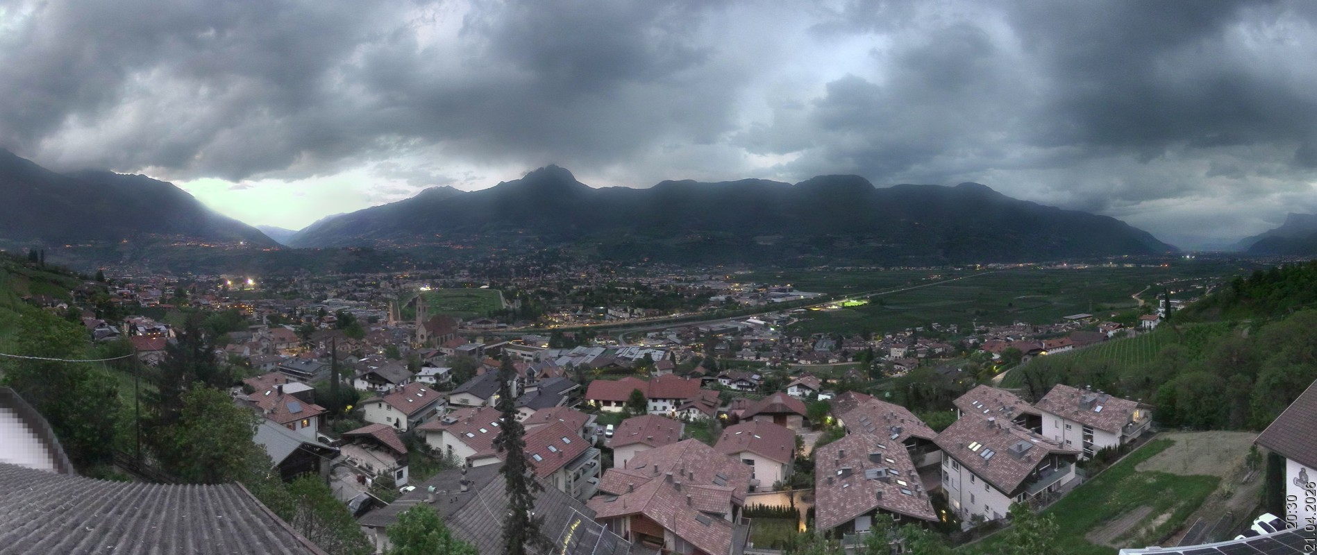 Archiv Foto Webcam Marling - Panorama