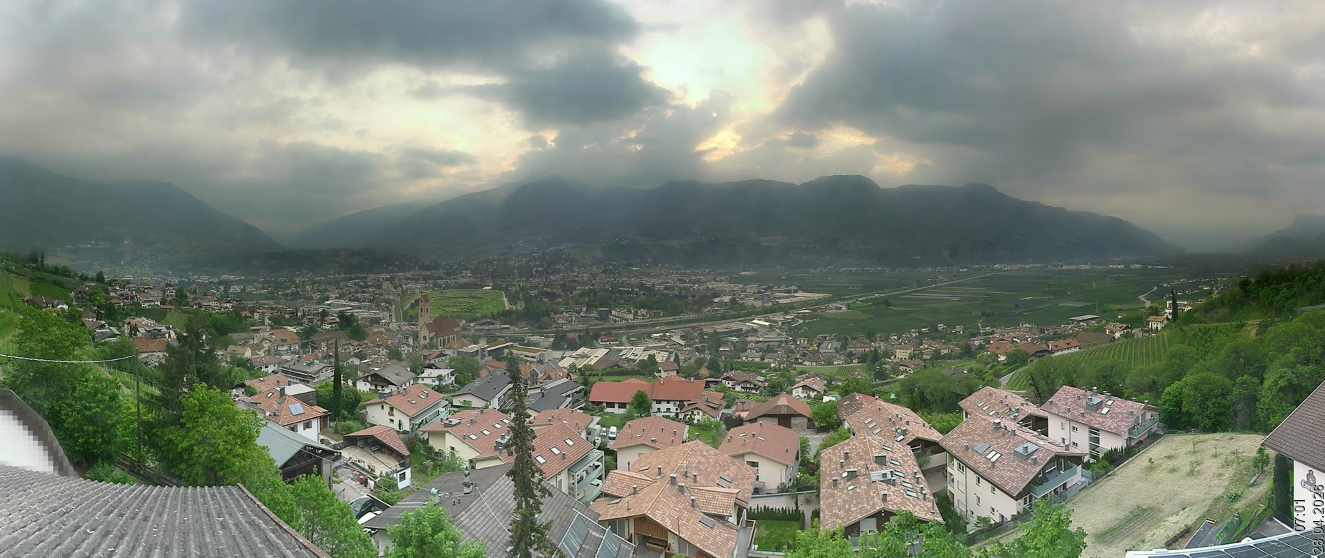 Archiv Foto Webcam Marling - Panorama