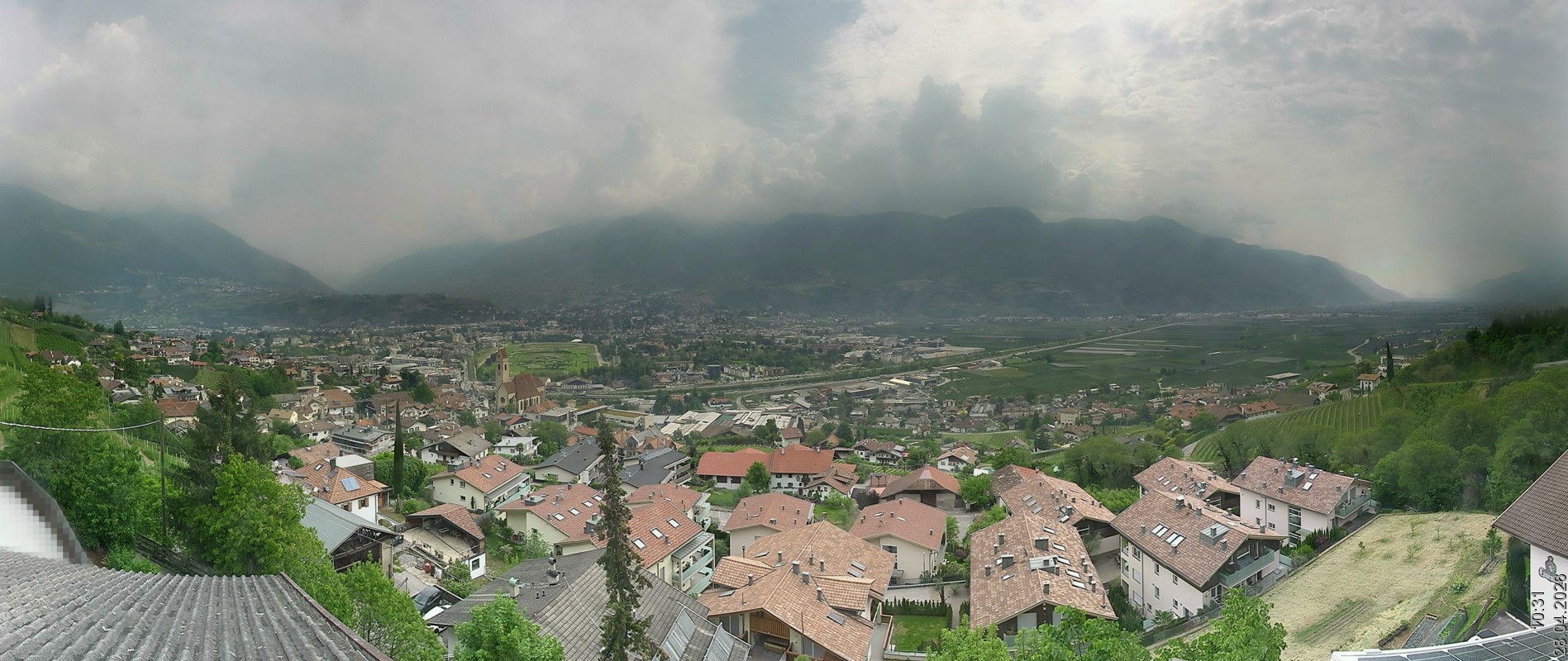 Archiv Foto Webcam Marling - Panorama