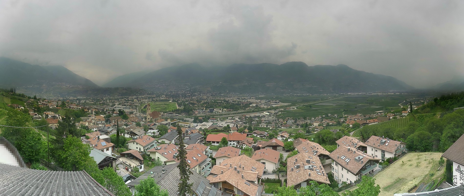 Archiv Foto Webcam Marling - Panorama