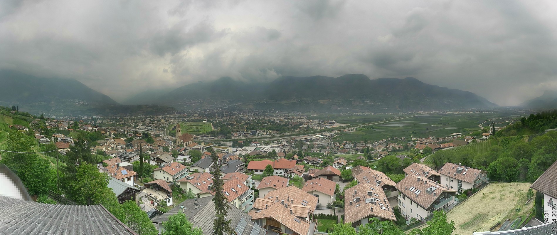 Archiv Foto Webcam Marling - Panorama