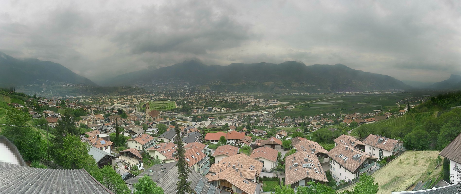 Archiv Foto Webcam Marling - Panorama