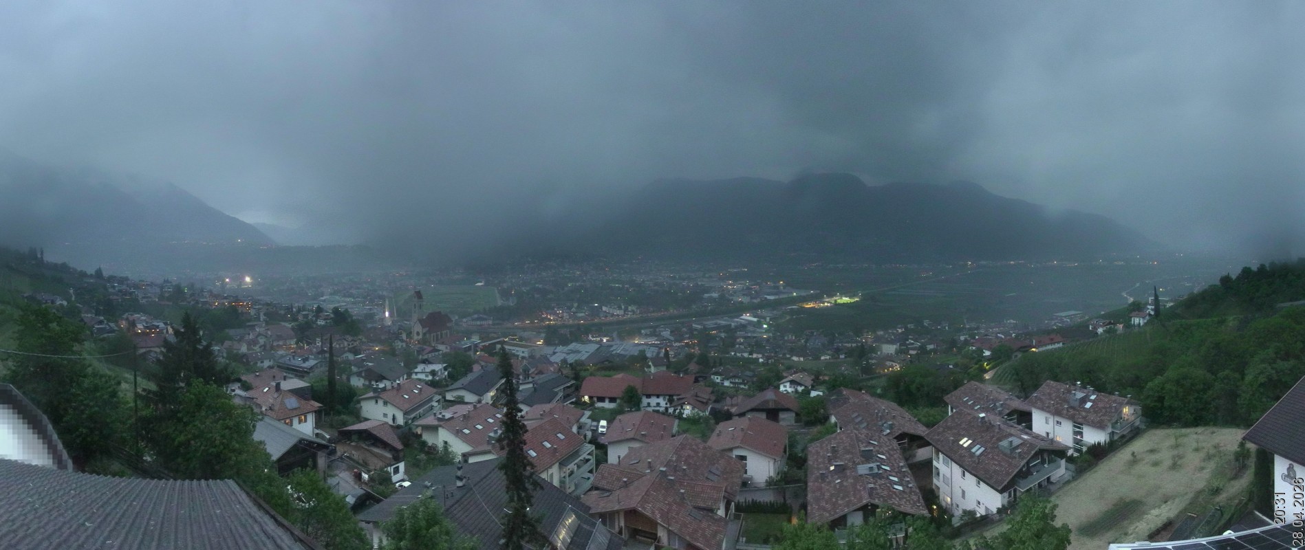 Archiv Foto Webcam Marling - Panorama