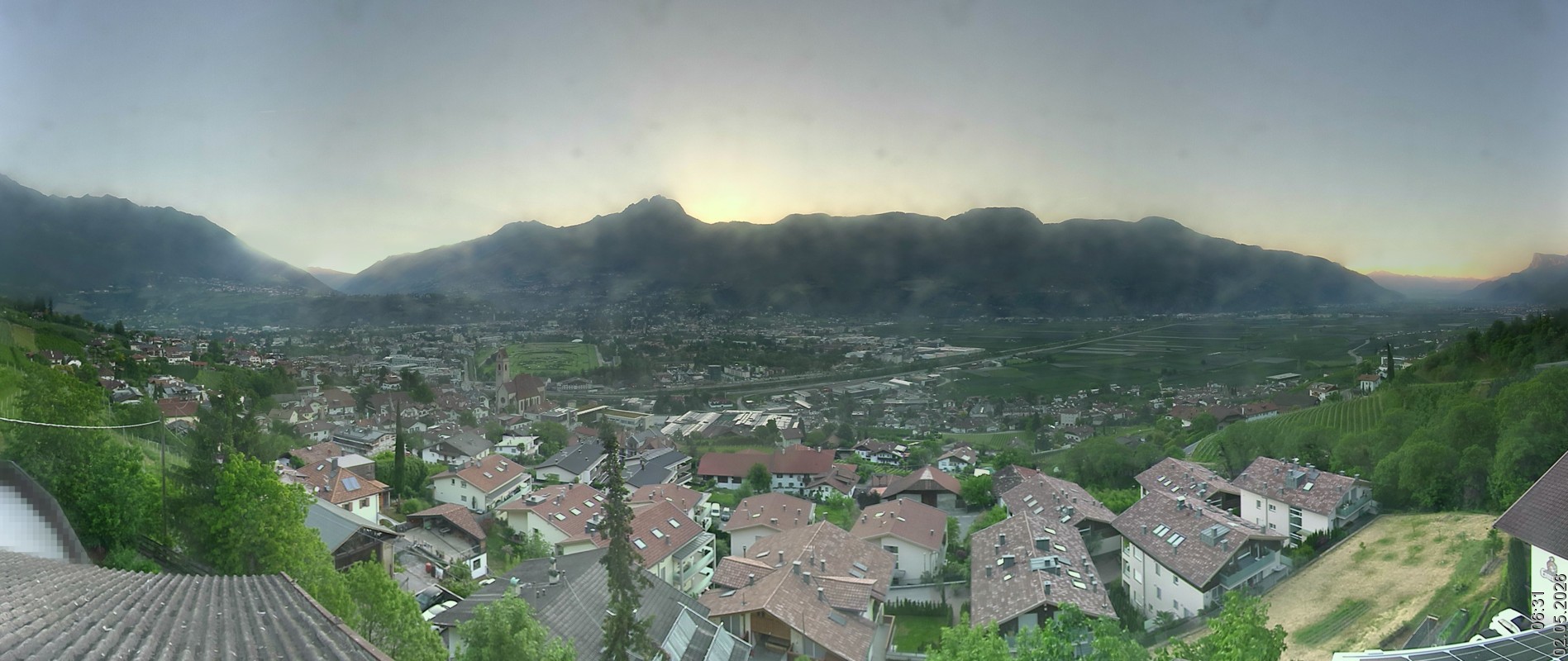 Archiv Foto Webcam Marling - Panorama