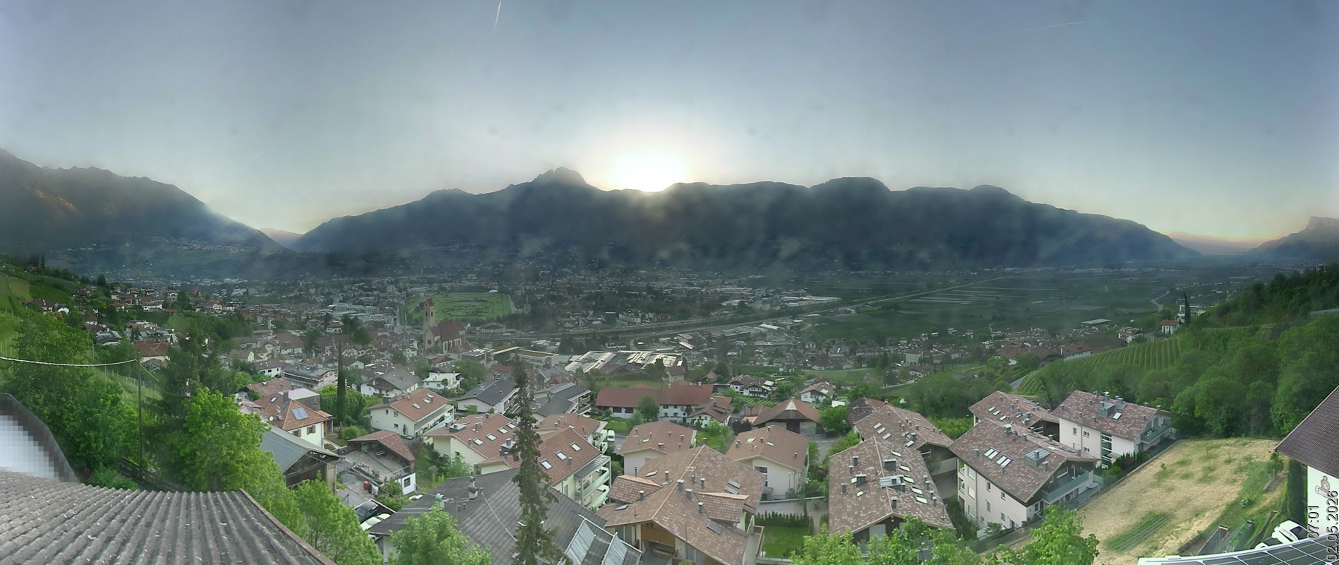 Archiv Foto Webcam Marling - Panorama