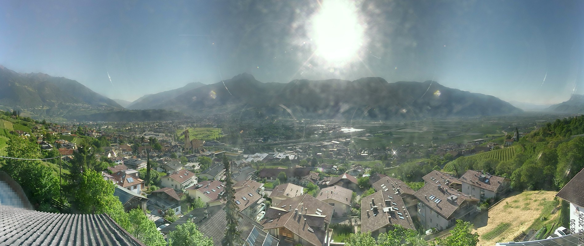 Archiv Foto Webcam Marling - Panorama