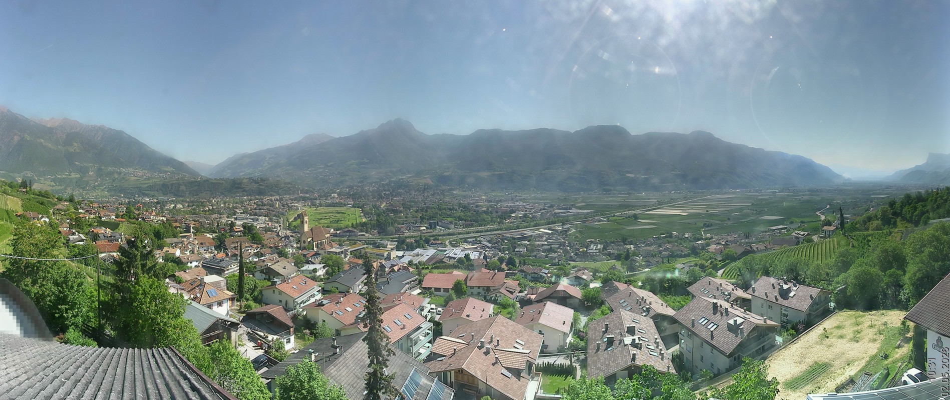 Archiv Foto Webcam Marling - Panorama