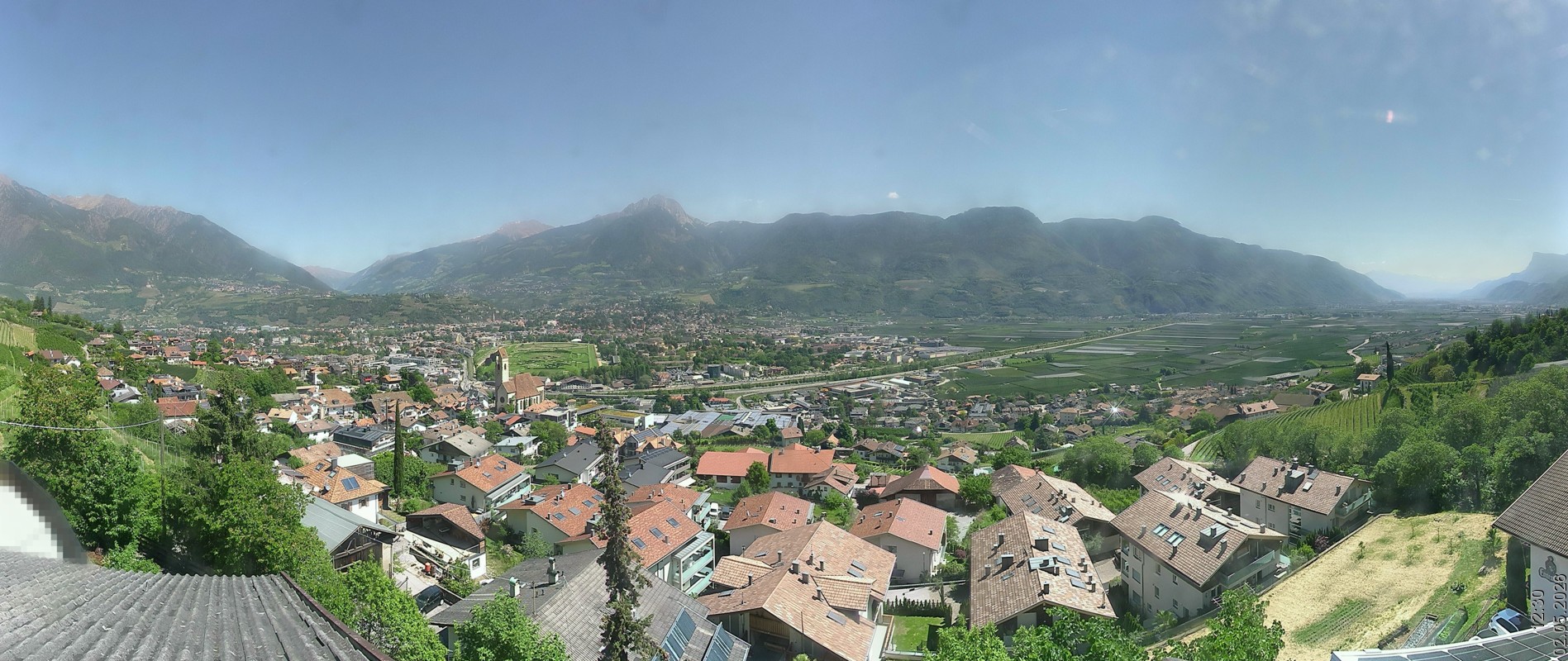 Archiv Foto Webcam Marling - Panorama