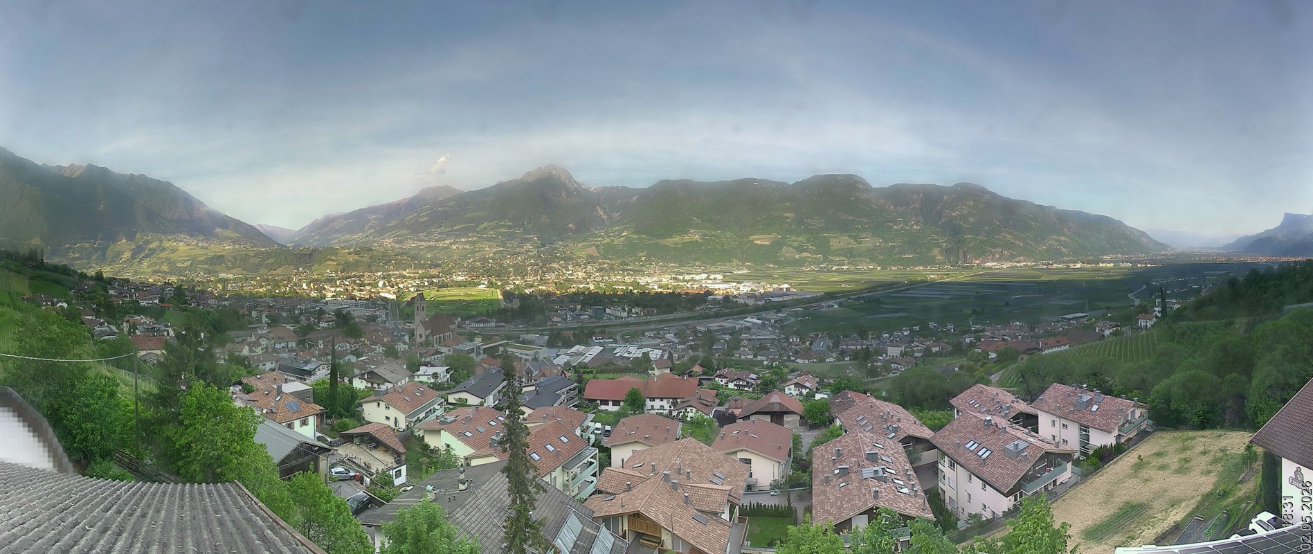 Archiv Foto Webcam Marling - Panorama