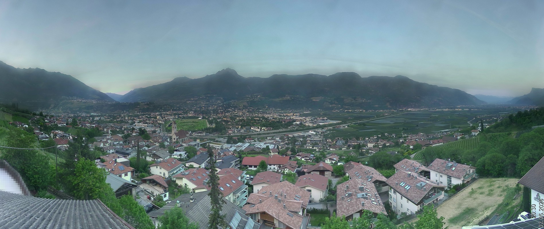 Archiv Foto Webcam Marling - Panorama