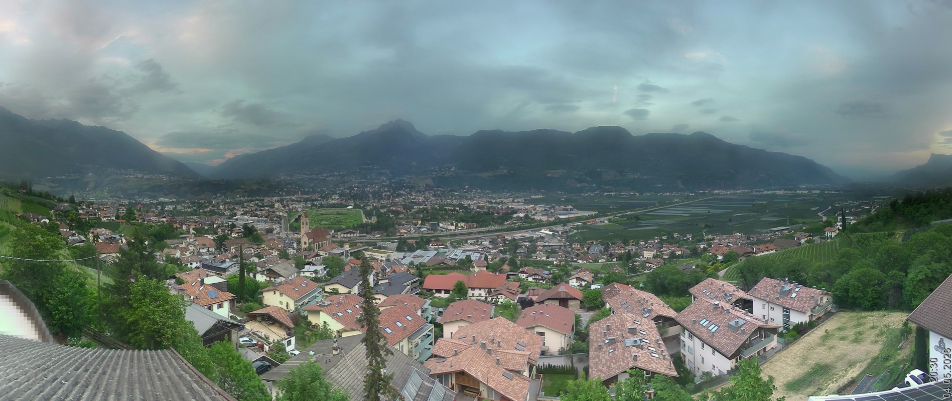 Archiv Foto Webcam Marling - Panorama