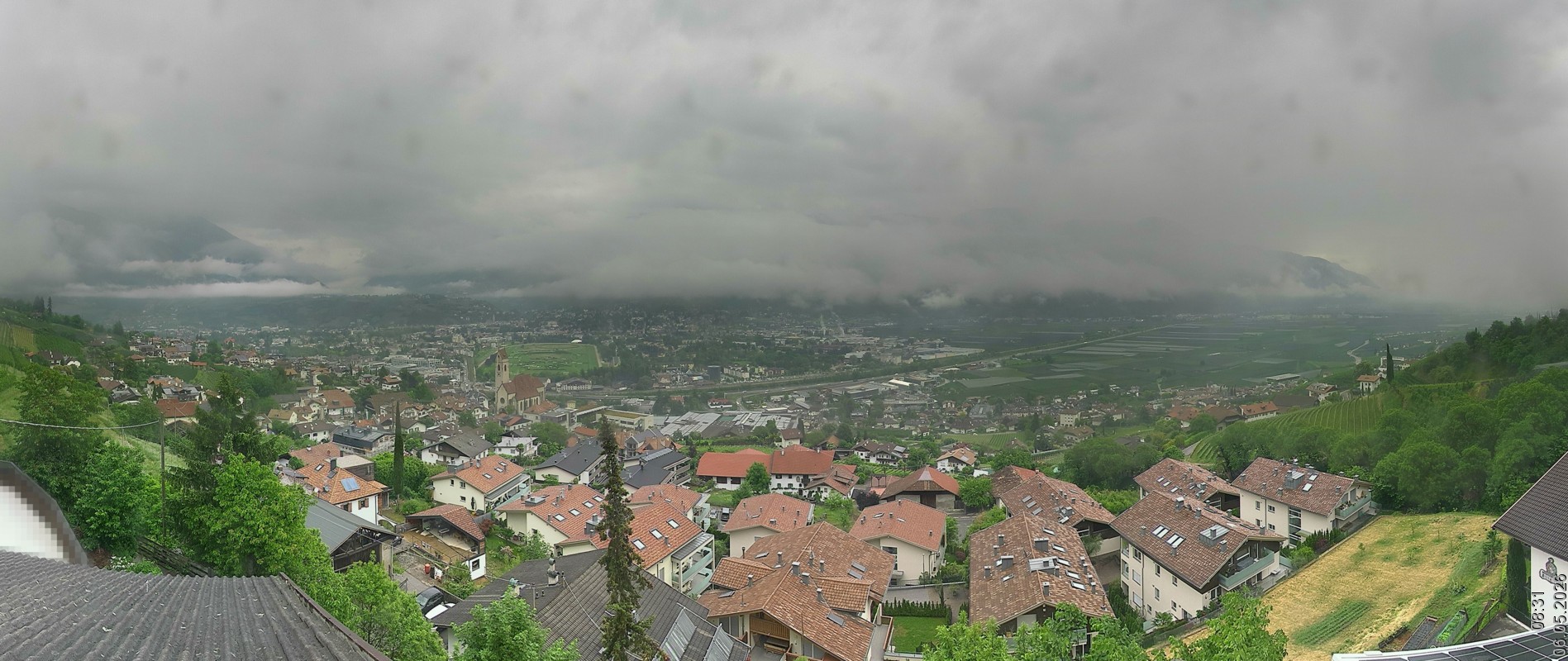 Archiv Foto Webcam Marling - Panorama