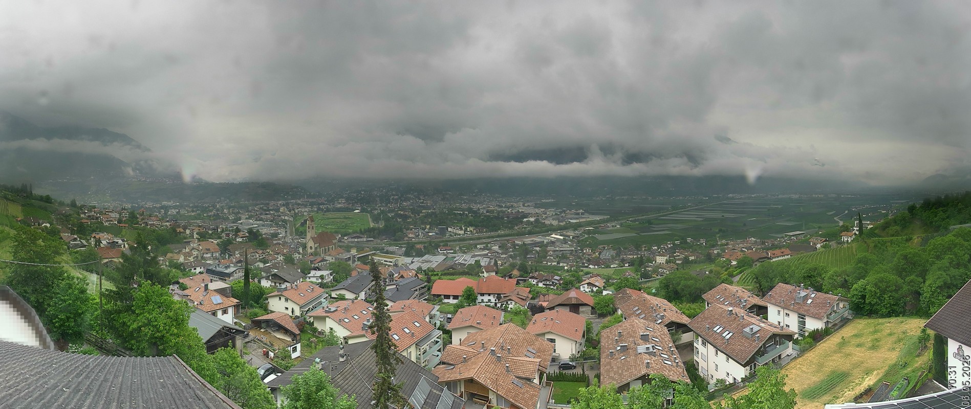 Archiv Foto Webcam Marling - Panorama