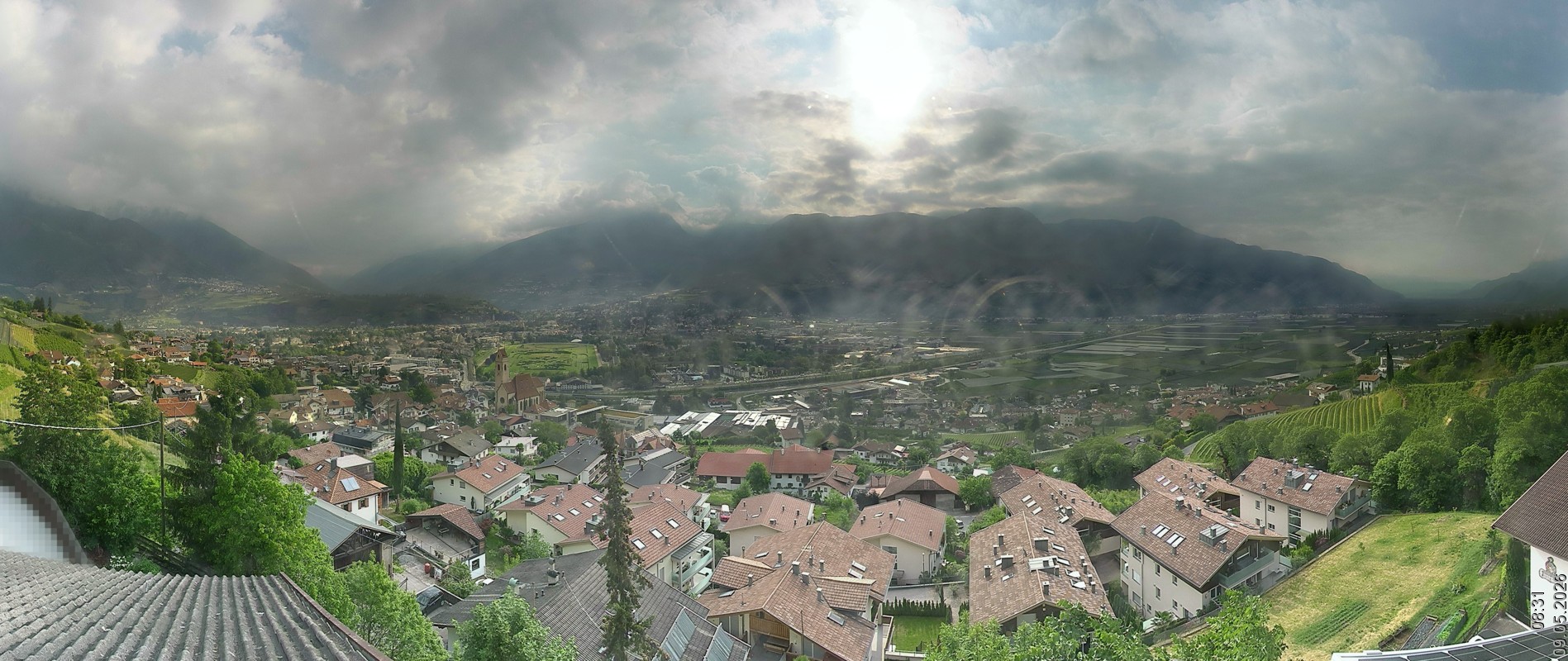 Archiv Foto Webcam Marling - Panorama