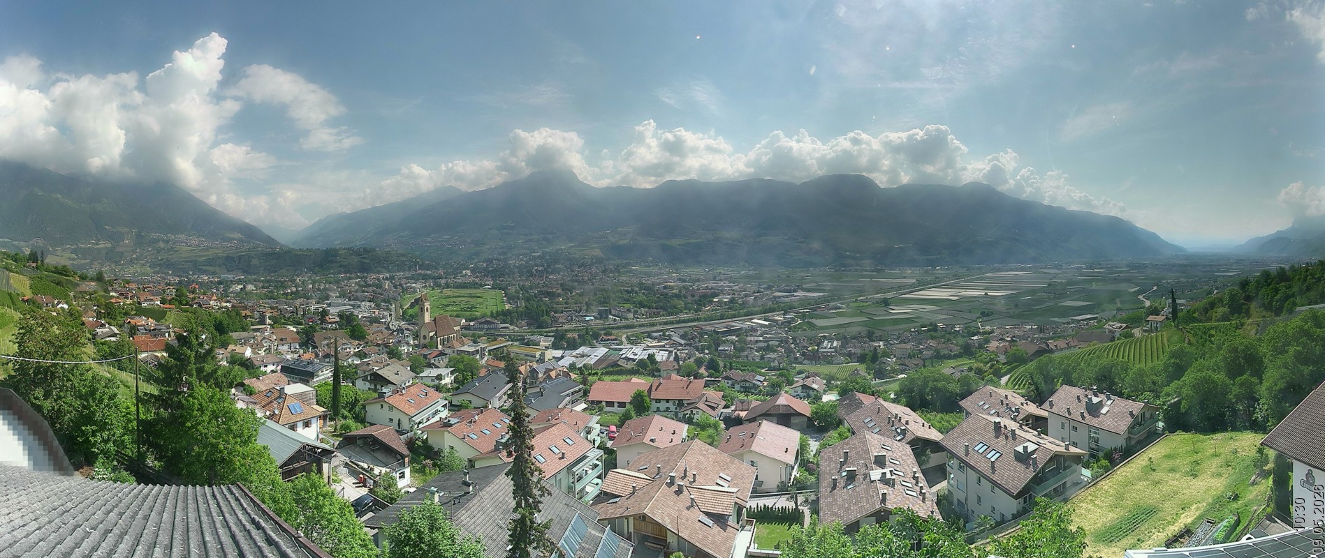 Archiv Foto Webcam Marling - Panorama