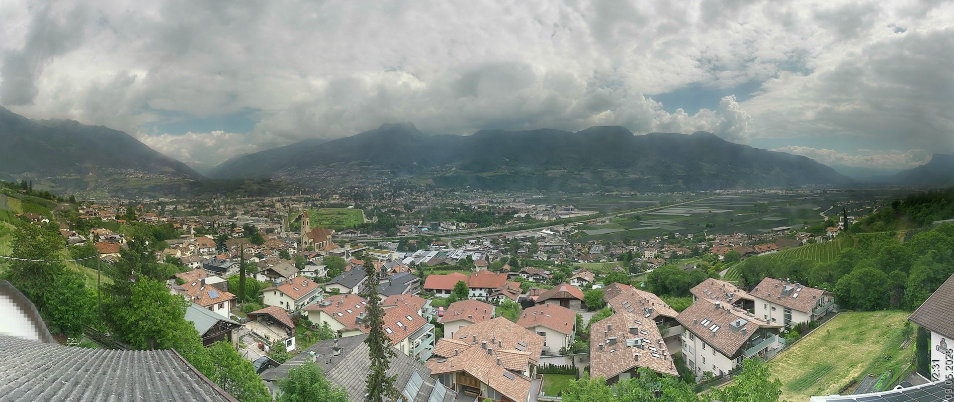 Archiv Foto Webcam Marling - Panorama