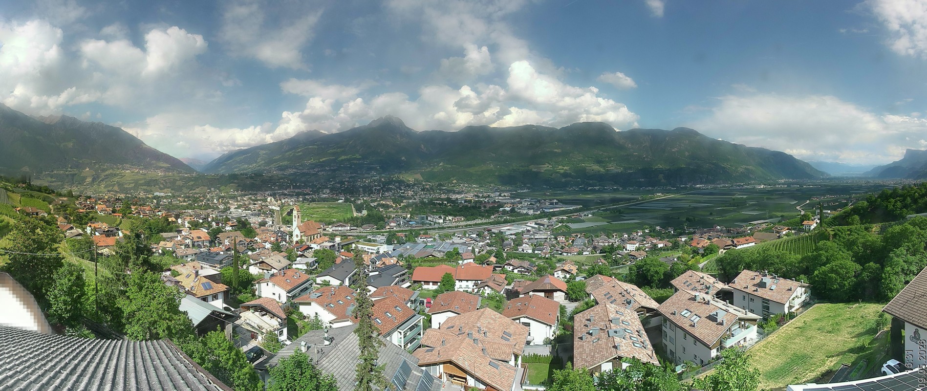 Archiv Foto Webcam Marling - Panorama