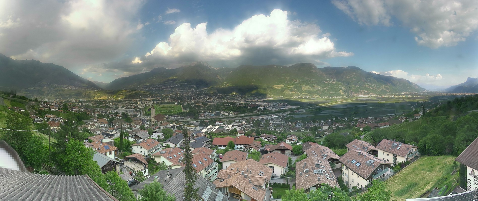 Archiv Foto Webcam Marling - Panorama
