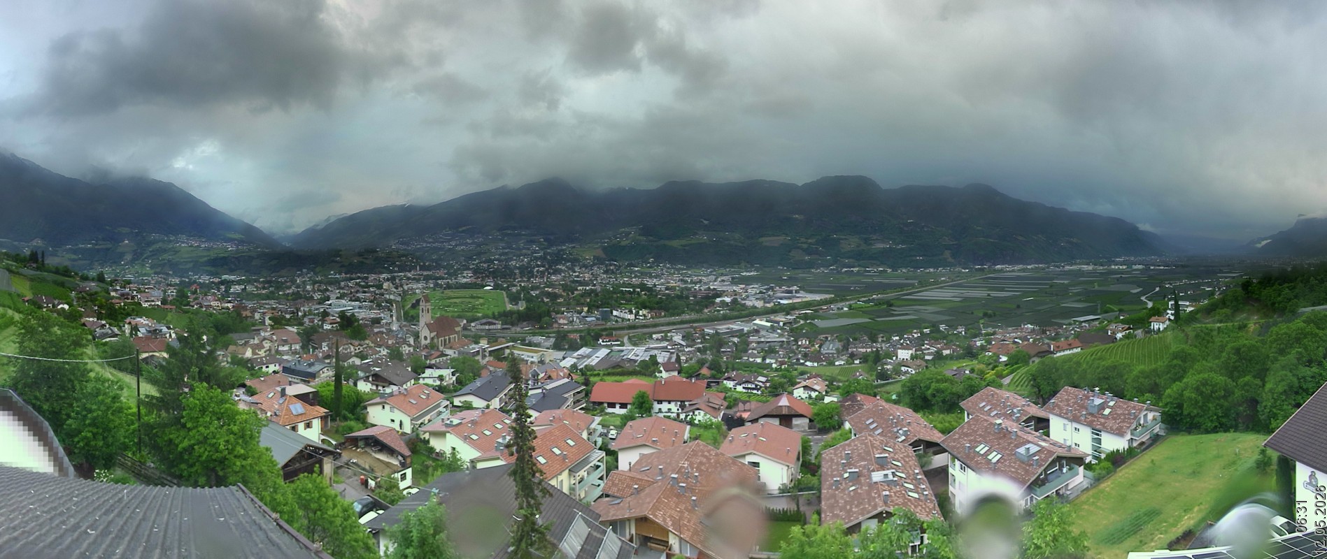Archiv Foto Webcam Marling - Panorama