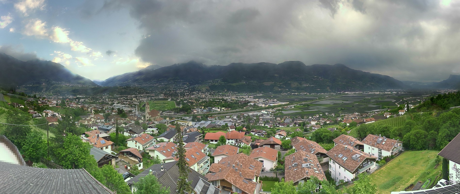 Archiv Foto Webcam Marling - Panorama
