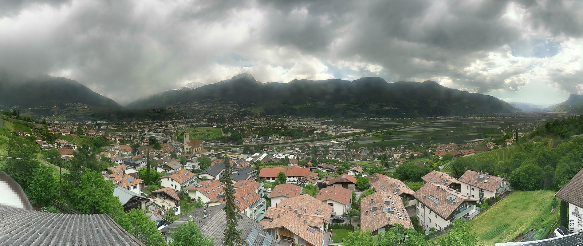 Archiv Foto Webcam Marling - Panorama