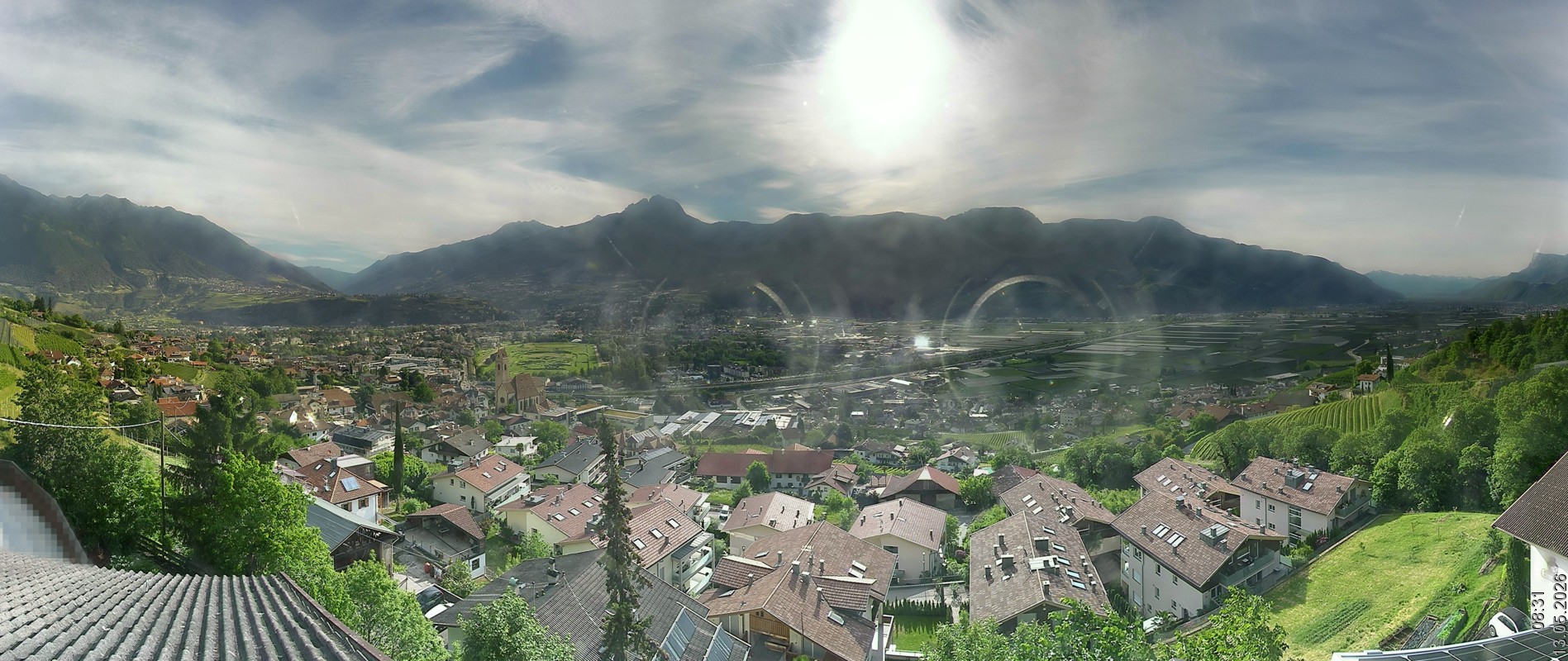 Archiv Foto Webcam Marling - Panorama
