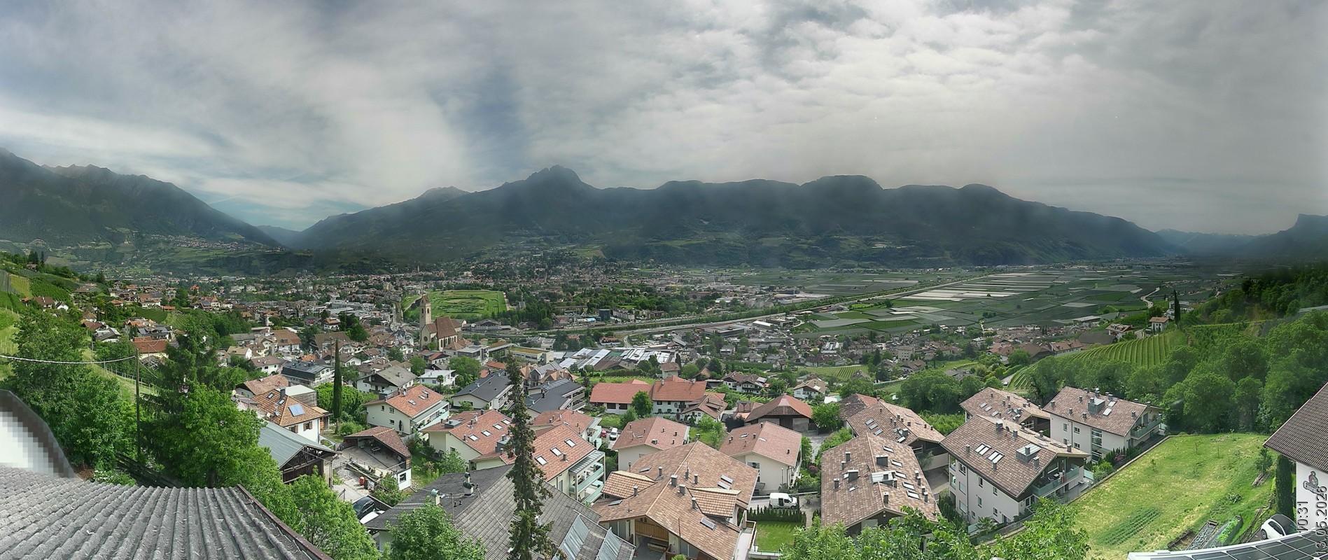 Archiv Foto Webcam Marling - Panorama