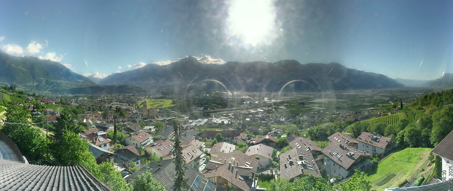 Archiv Foto Webcam Marling - Panorama