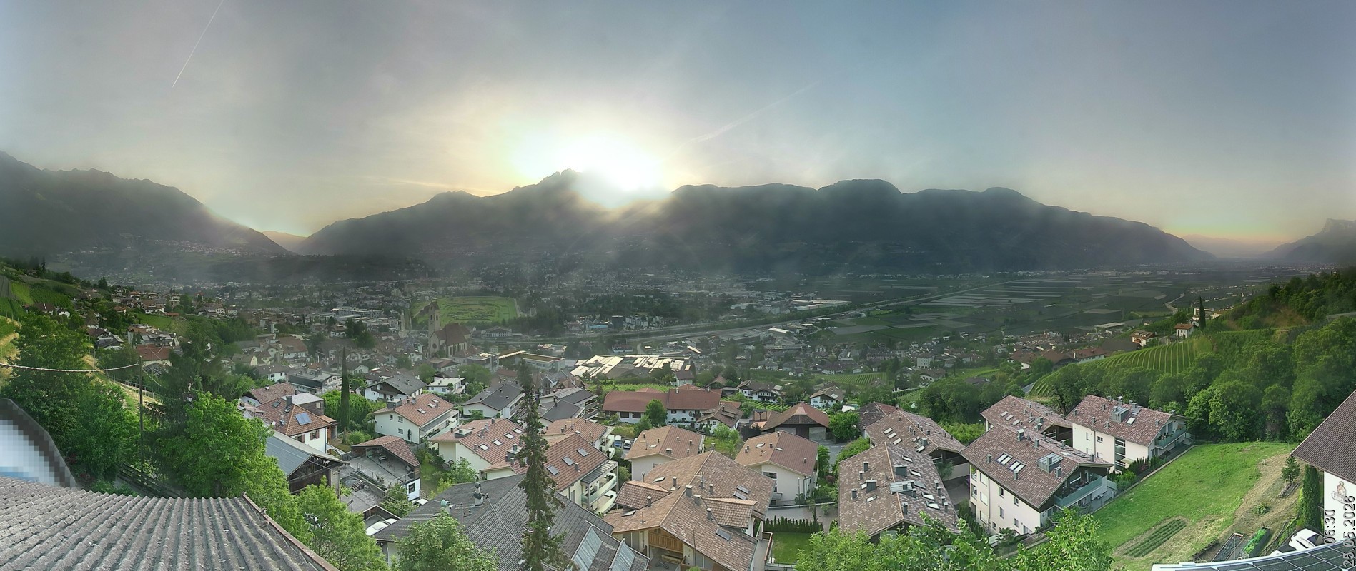 Archiv Foto Webcam Marling - Panorama