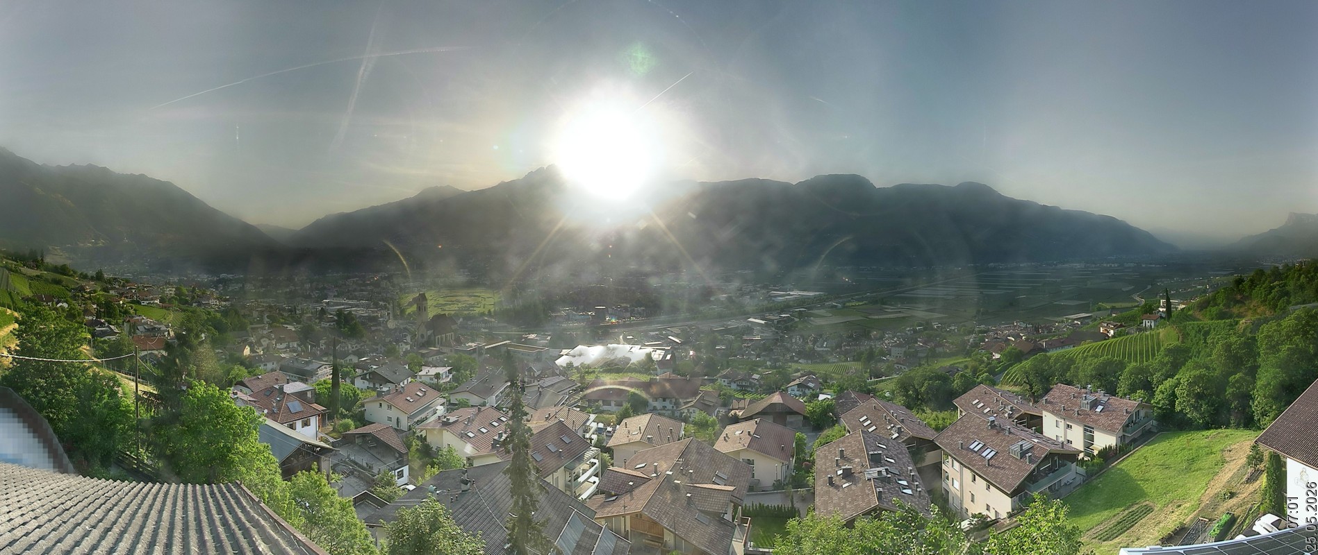 Archiv Foto Webcam Marling - Panorama