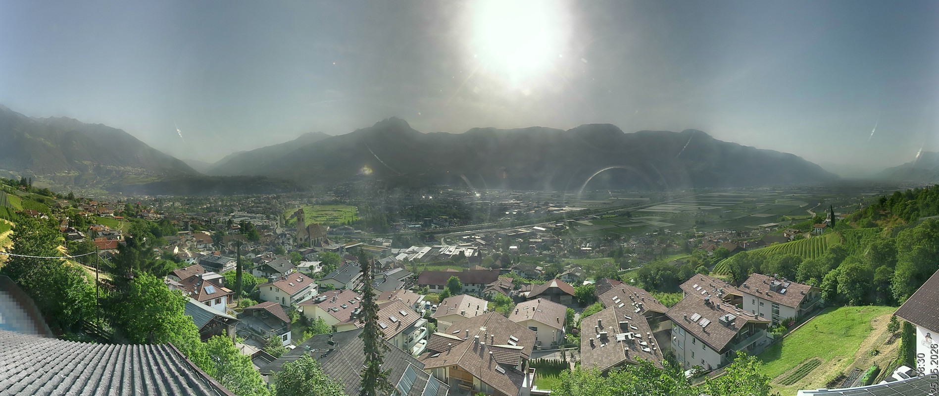 Archiv Foto Webcam Marling - Panorama