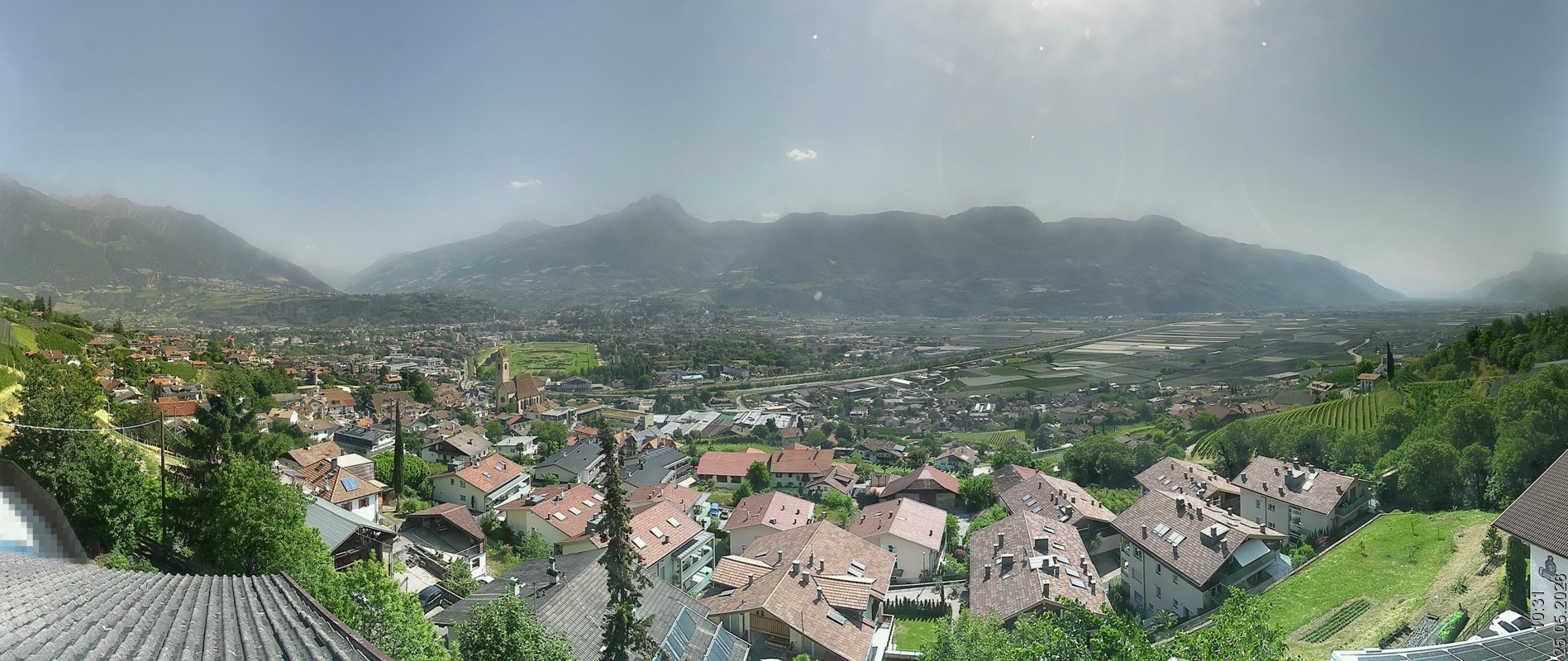 Archiv Foto Webcam Marling - Panorama
