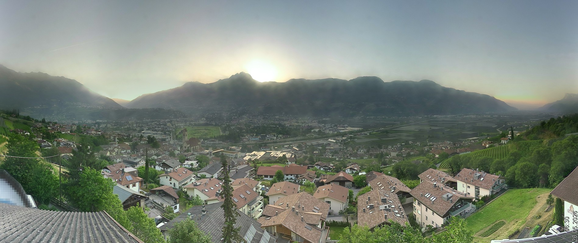Archiv Foto Webcam Marling - Panorama