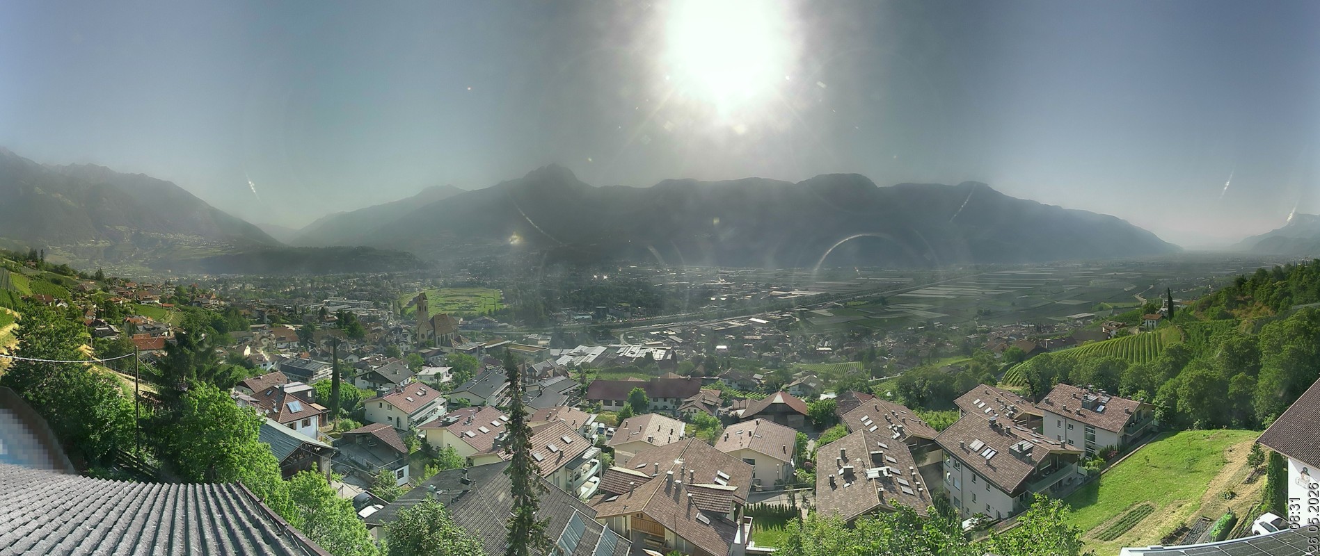 Archiv Foto Webcam Marling - Panorama